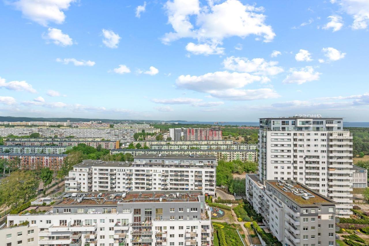 Top Floor Z Widokiem Na Morze By Downtown Apartments กดัญสก์ ภายนอก รูปภาพ