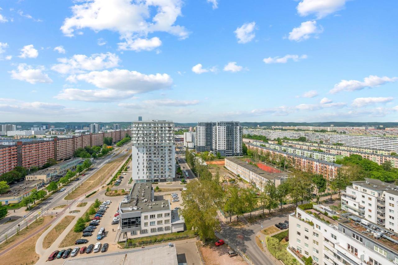 Top Floor Z Widokiem Na Morze By Downtown Apartments กดัญสก์ ภายนอก รูปภาพ